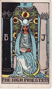 high priestess tarot card