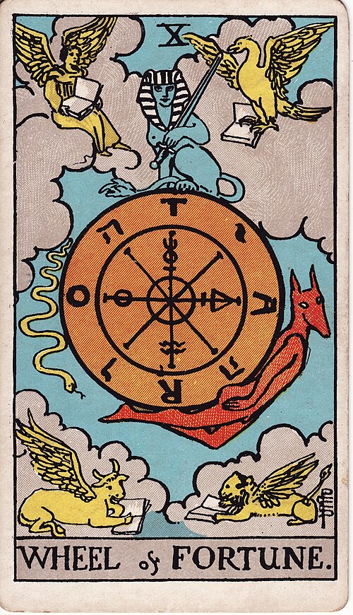 wheel of fortune tarot card