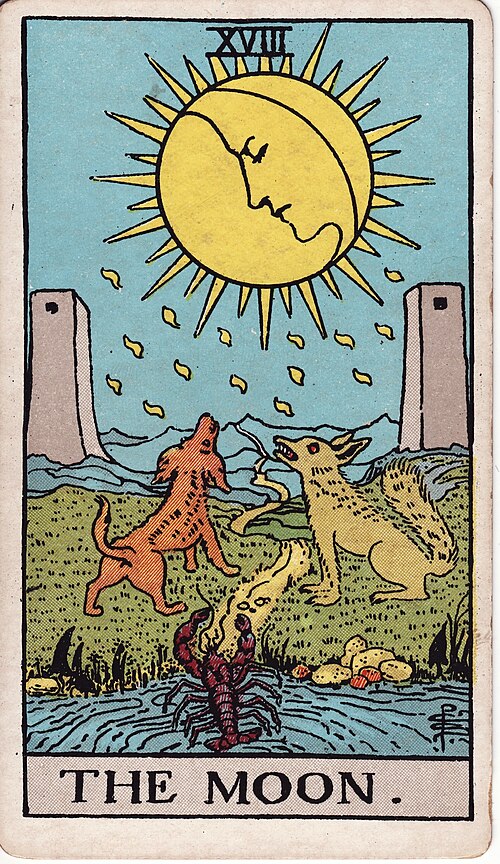 moon tarot card